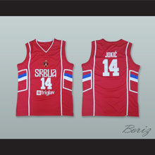 Load image into Gallery viewer, Nikola Jokic 14 Serbia Red Basketball Jersey