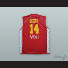 Load image into Gallery viewer, Nikola Pekovic 14 Montenegro Red Basketball Jersey