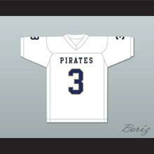 Load image into Gallery viewer, Nino Alibegic 3 Independence Community College Pirates White Football Jersey