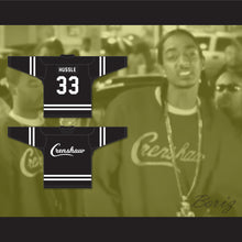 Load image into Gallery viewer, Nipsey Hussle 33 Crenshaw Black Hockey Jersey