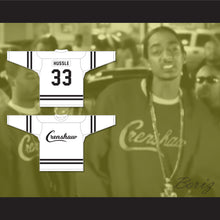 Load image into Gallery viewer, Nipsey Hussle 33 Crenshaw White Hockey Jersey
