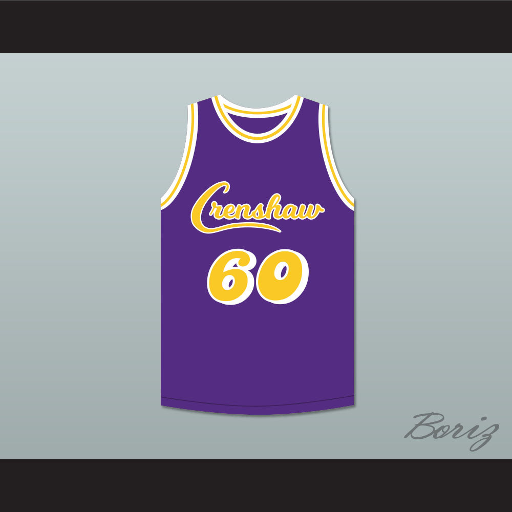 Nipsey Hussle 60 Crenshaw Purple Basketball Jersey 2