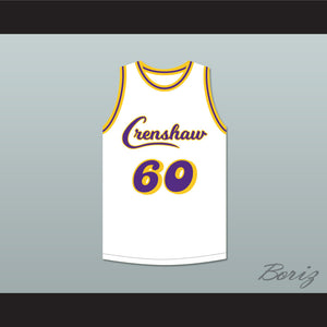 Nipsey Hussle 60 Crenshaw White Basketball Jersey 2