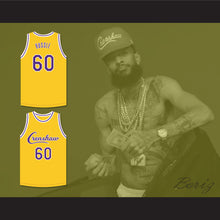 Load image into Gallery viewer, Nipsey Hussle 60 Crenshaw Yellow Basketball Jersey 1