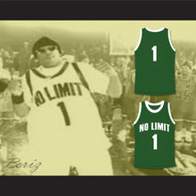 Load image into Gallery viewer, Master P 1 No Limit Green Basketball Jersey 2