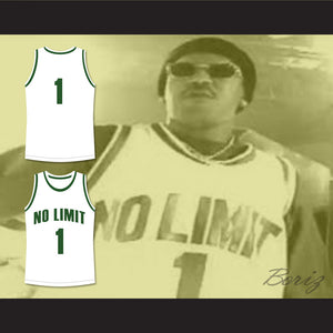 Master P 1 No Limit White Basketball Jersey 1