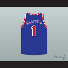 Load image into Gallery viewer, Master P 1 No Limit Blue Basketball Jersey