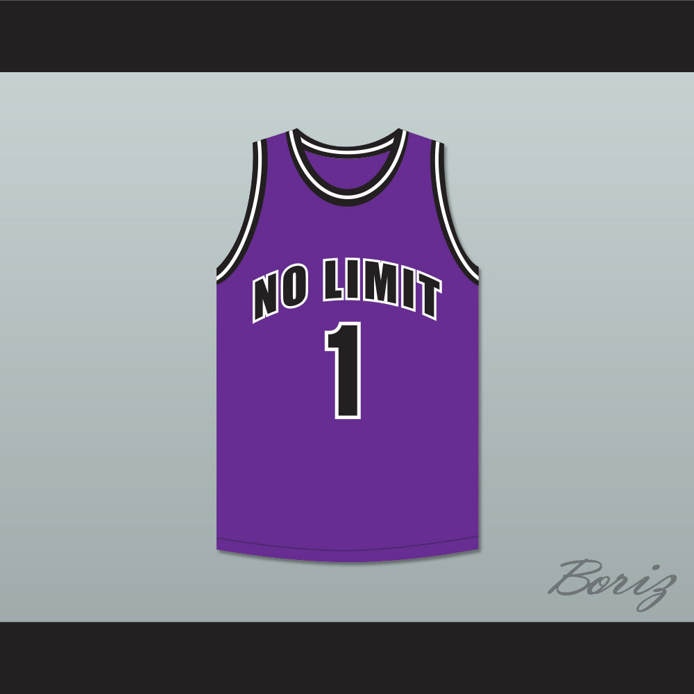 Master P 1 No Limit Purple Basketball Jersey