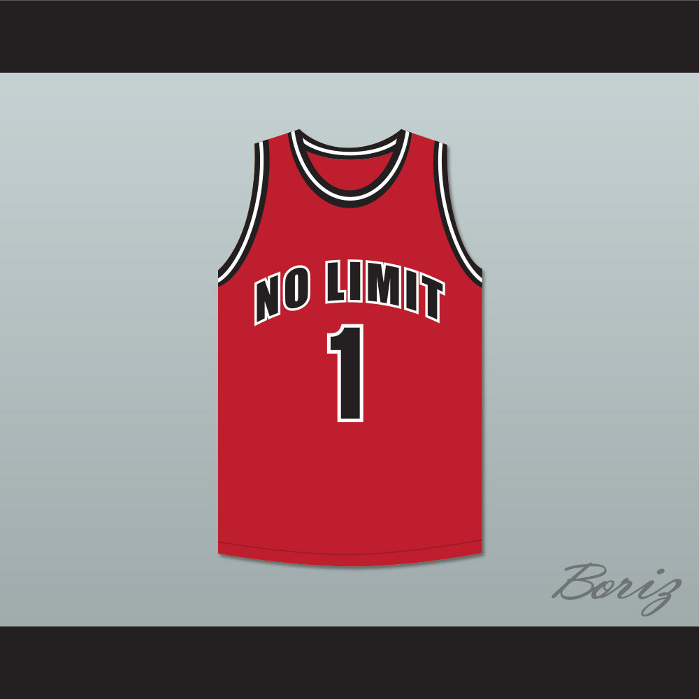 Master P 1 No Limit Red Basketball Jersey