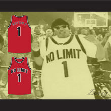 Load image into Gallery viewer, Master P 1 No Limit Red Basketball Jersey