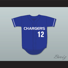 Load image into Gallery viewer, Nolan Arenado 12 El Toro High School Chargers Blue Baseball Jersey 2