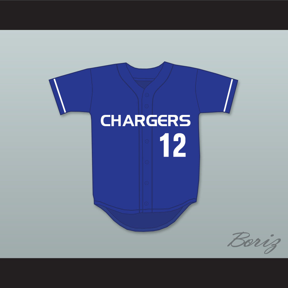 Nolan Arenado 12 El Toro High School Chargers Blue Baseball Jersey 2