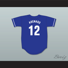 Load image into Gallery viewer, Nolan Arenado 12 El Toro High School Chargers Blue Baseball Jersey 2