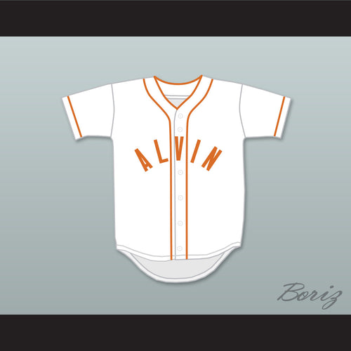 Nolan Ryan 34 Alvin High School Yellowjackets White Baseball Jersey 2