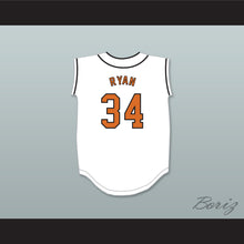 Load image into Gallery viewer, Nolan Ryan 34 Alvin High School Yellowjackets White Baseball Jersey 4