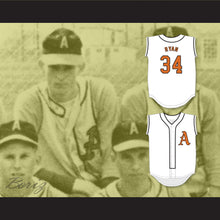 Load image into Gallery viewer, Nolan Ryan 34 Alvin High School Yellowjackets White Baseball Jersey 4