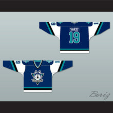 Load image into Gallery viewer, Joe Sakic 19 Rare Quebec Nordiques Blue Hockey Jersey