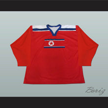 Load image into Gallery viewer, North Korea National Team Red Hockey Jersey
