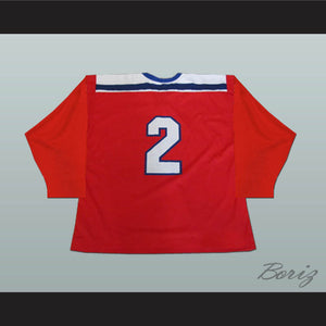 North Korea National Team Red Hockey Jersey