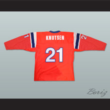 Load image into Gallery viewer, Espen Knutsen 21 Norway Red Hockey Jersey