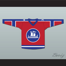 Load image into Gallery viewer, Norway Viking Ship Hockey Jersey