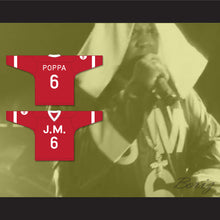 Load image into Gallery viewer, The Notorious B.I.G. 'Poppa' 6 Junior M.A.F.I.A. Red Hockey Jersey