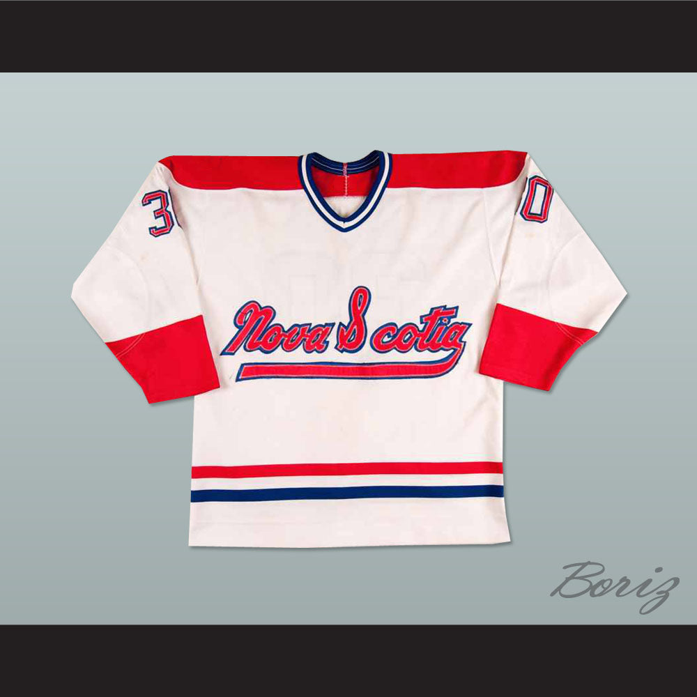 Nova Scotia Voyageurs White Hockey Jersey