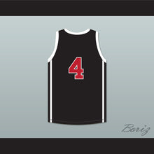 Load image into Gallery viewer, Willie McGee 4 Ohio Shooting Stars AAU Black Basketball Jersey More Than A Game