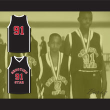 Load image into Gallery viewer, Sian Cotton 91 Ohio Shooting Stars AAU Black Basketball Jersey More Than A Game