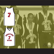 Load image into Gallery viewer, Dru Joyce 7 Ohio Shooting Stars AAU White Basketball Jersey More Than A Game