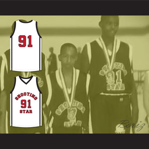Sian Cotton 91 Ohio Shooting Stars AAU White Basketball Jersey More Than A Game