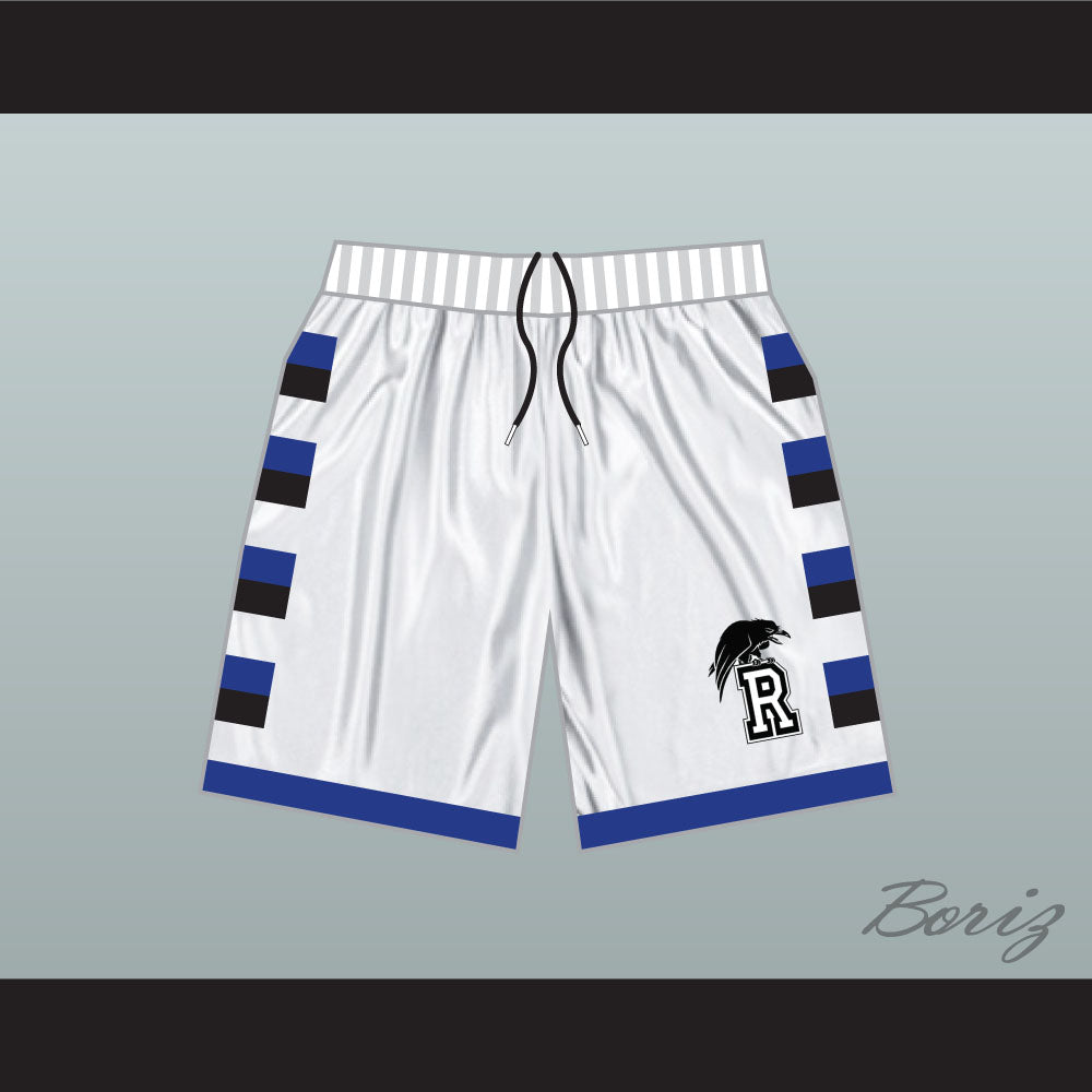 One Tree Hill Ravens White Basketball Shorts Raven