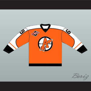 Doug "The Thug" Glatt 69 Orangetown Assassins Orange Hockey Jersey Includes NCHL Patch