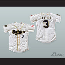 Load image into Gallery viewer, Lee S.Y. 3 Orix Buffaloes Baseball Jersey with Patches