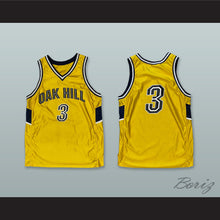 Load image into Gallery viewer, Oak Hill Academy 3 Gold Basketball Jersey