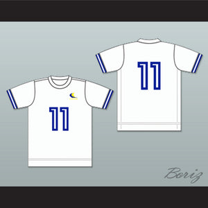 Oakland Clippers White Football Soccer Jersey