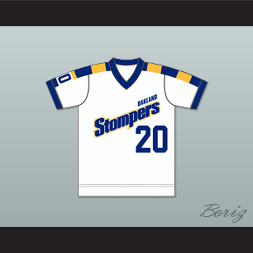 Oakland Stompers White Football Soccer Jersey