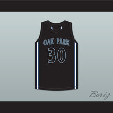 Load image into Gallery viewer, Ochai Agbaji 30 Oak Park High School Northmen Black Basketball Jersey 2
