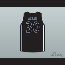 Load image into Gallery viewer, Ochai Agbaji 30 Oak Park High School Northmen Black Basketball Jersey 2