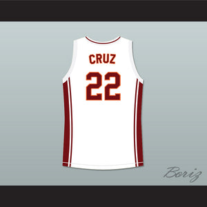 Rick Gonzalez Timo Cruz 22 Richmond Oilers Away Basketball Jersey Coach Carter