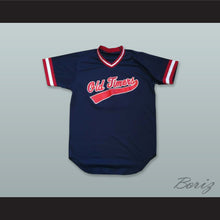 Load image into Gallery viewer, Old Timers 30 Navy Blue Pullover Baseball Jersey