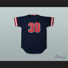 Load image into Gallery viewer, Old Timers 30 Navy Blue Pullover Baseball Jersey