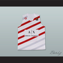 Load image into Gallery viewer, Olimpia Milano Milan Italy White Basketball Jersey