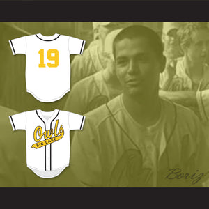 Joaquin 'Wack' Campos 19 Big Lake Owls Home Baseball Jersey The Rookie