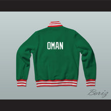 Load image into Gallery viewer, Oman Varsity Letterman Jacket-Style Sweatshirt