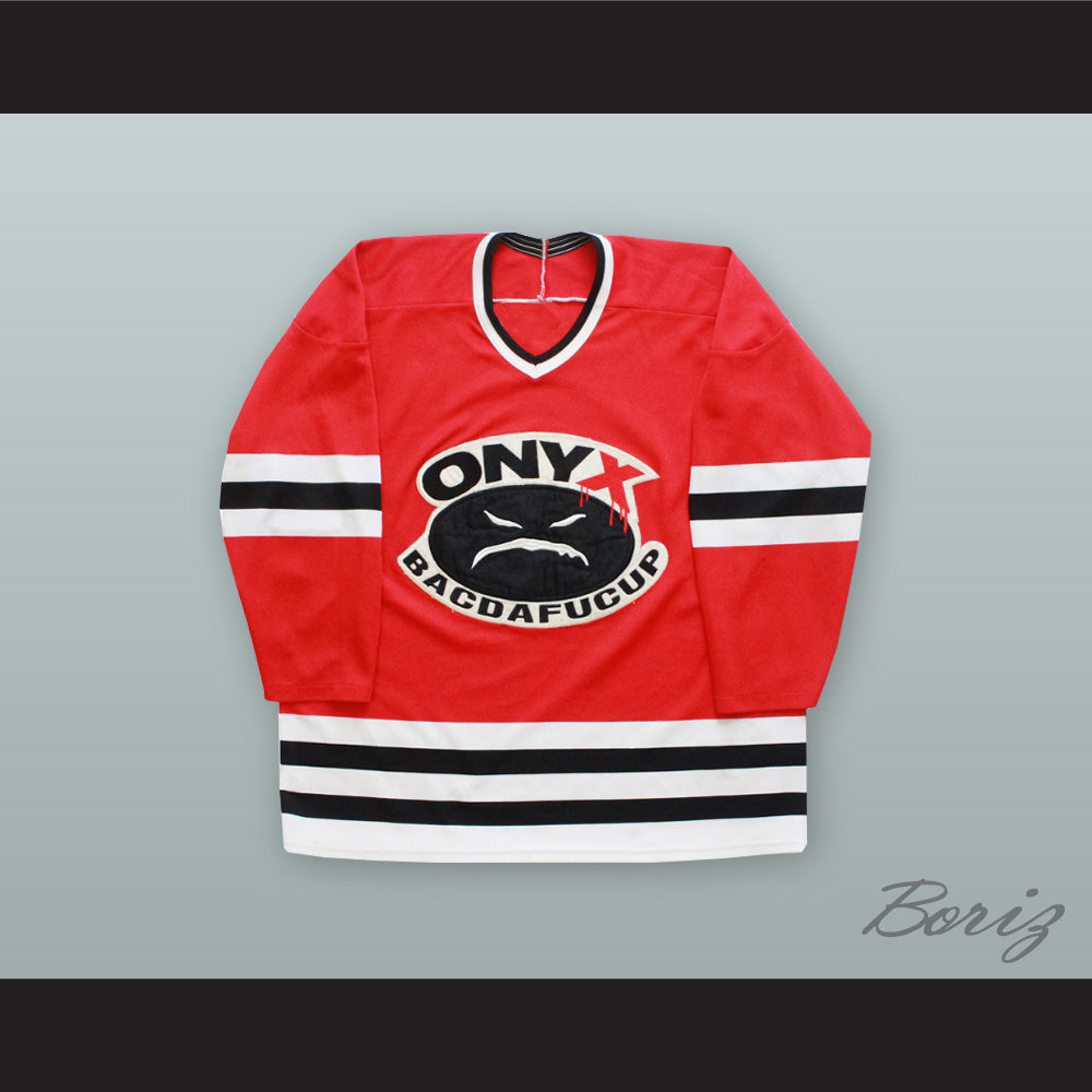 Onyx Bacdafucup Sticky Fingaz 00 Red Hockey Jersey