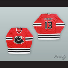 Load image into Gallery viewer, Onyx Bacdafucup Sonny Seeza &#39;Sonsee&#39; 13 Red Hockey Jersey