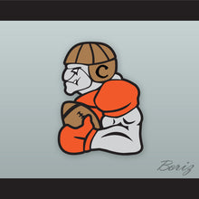 Load image into Gallery viewer, Orc Fogteeth 33 Orange Football Jersey with Patches
