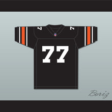 Load image into Gallery viewer, Orc Fogteeth 77 Black Football Jersey with Patch