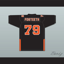 Load image into Gallery viewer, Orc Fogteeth 79 Black Football Jersey Bright